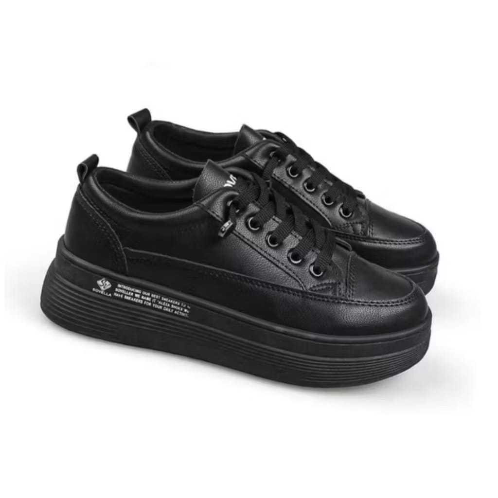 epatu Sneakers Wanita Casual Sepatu Sneakers Wanita Korea Style Hitam Sepatu Sneakers Wanita
