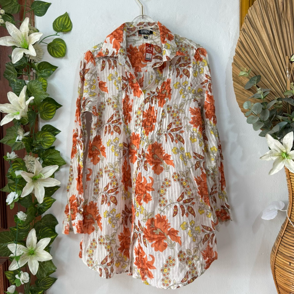 Tunik Bunga Orange Eprise