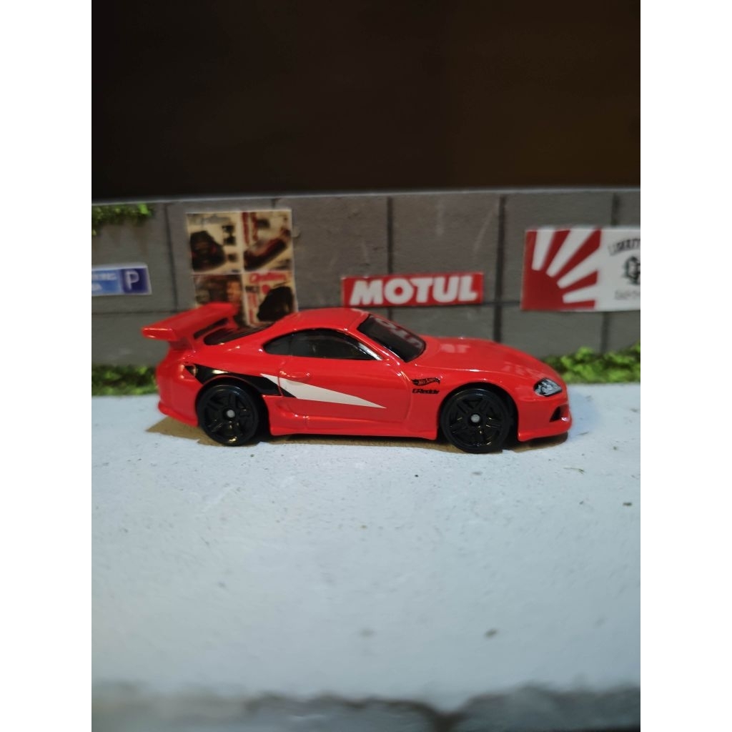 hotwheel toyota supra mk4 merah loose