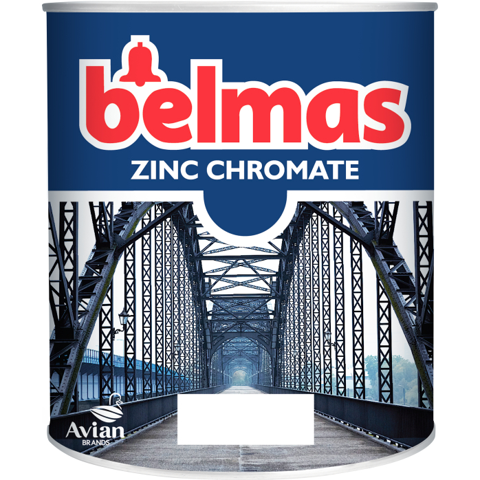 BELMAS CAT DASAR ZINC CHROMATE ANTI KARAT 5KG