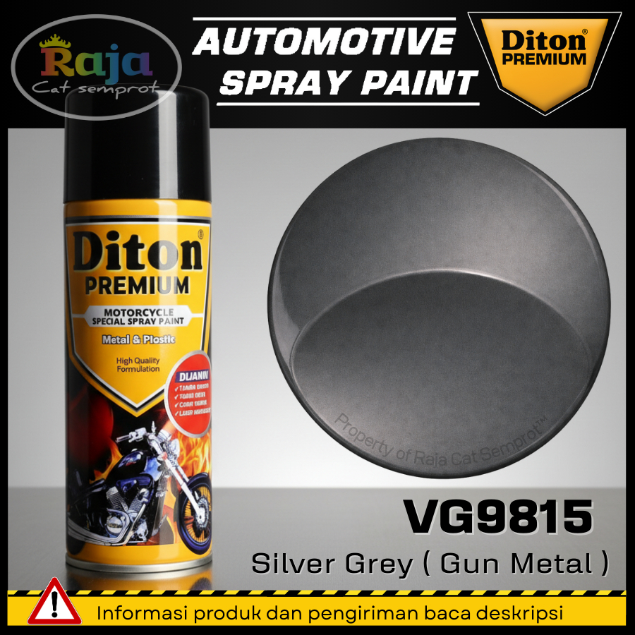Diton Premium : Silver Grey ( gun metal ) - VG9815*