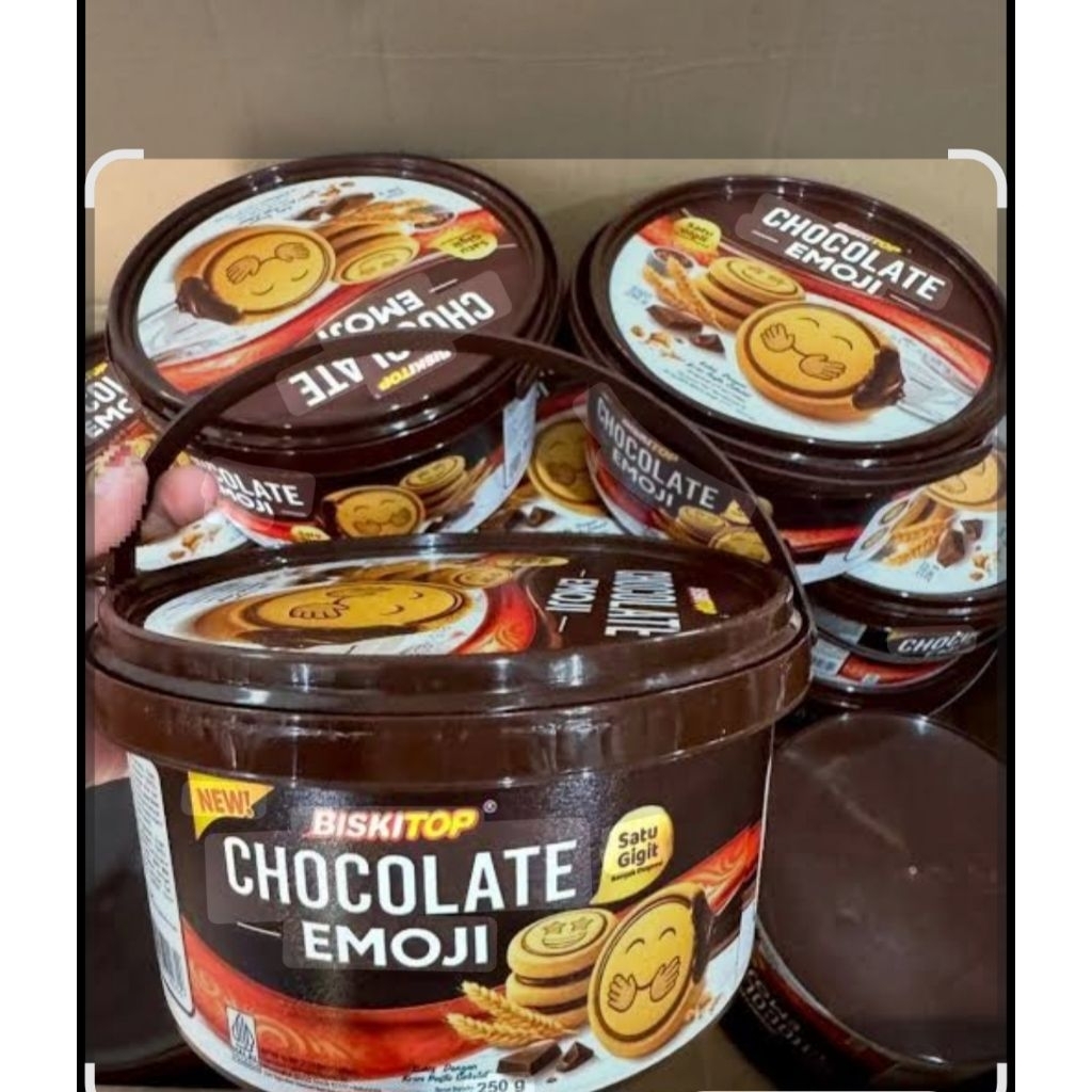 Biskitop chocolate emoji ( 1dus )