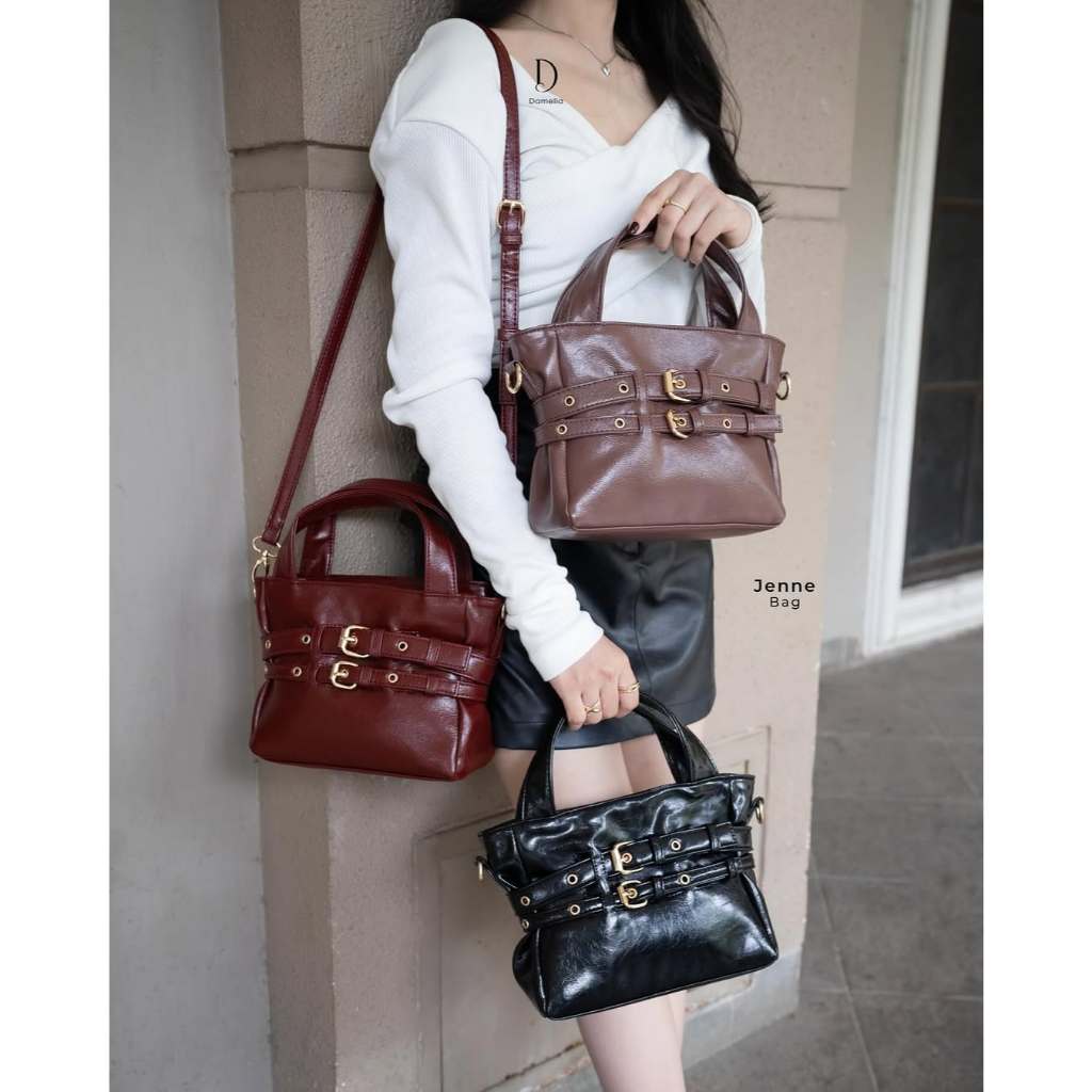 Damelia Melstore Jkt Jenne Bag Tas Wanita Elegan Selempang & Handbag Melstore Jkt Official Shop