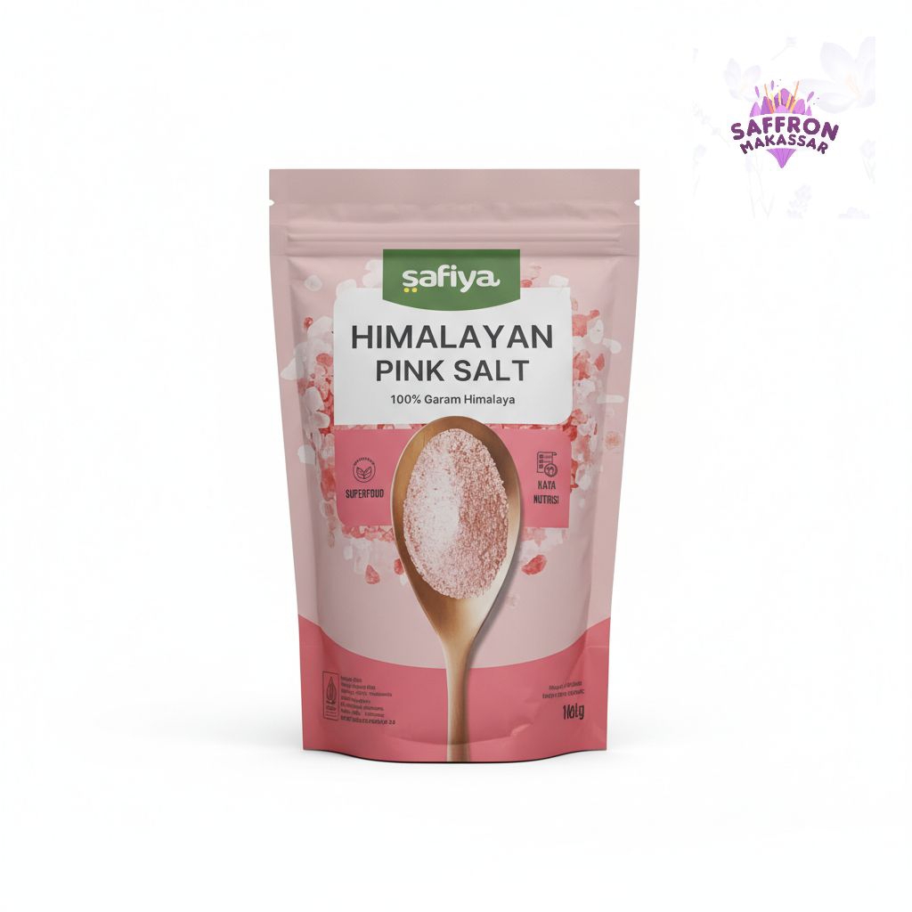 HIMALAYAN PINK SALT SAFIYA 1Kg 100% GARAM HIMALAYA