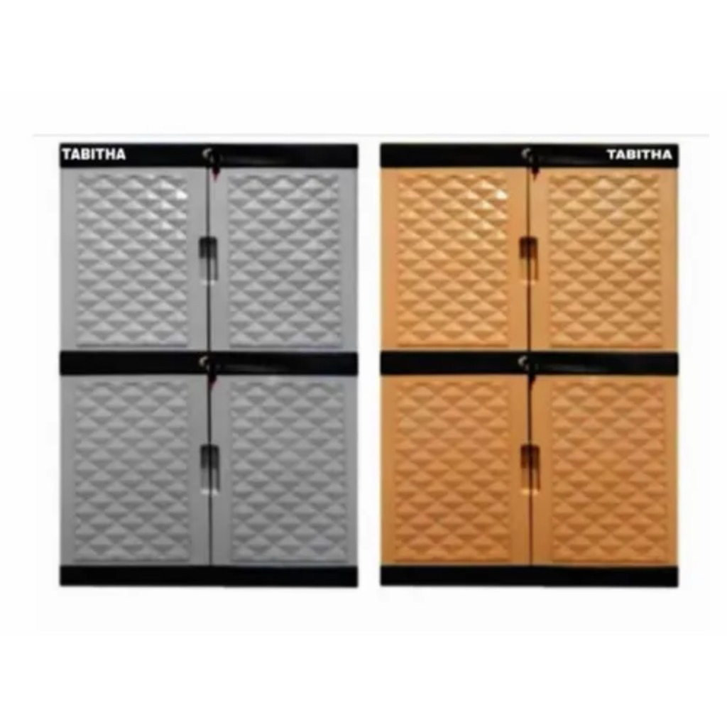 lemari plastik mini 2 susun tabitha lemari plastik tabitha