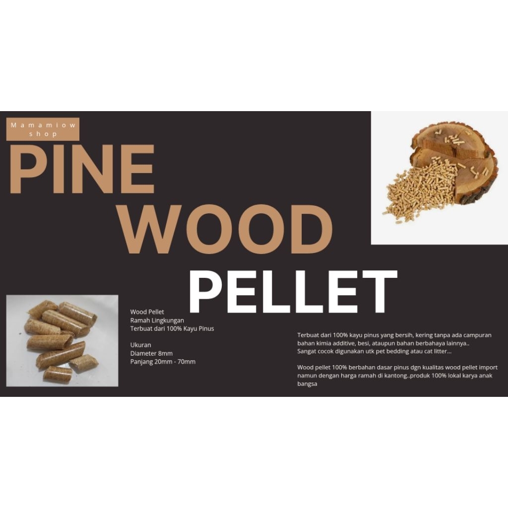 wood pellet pinus 10kg
