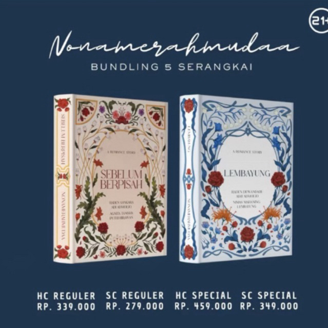 Booked Sebelum berpisah & lembayung nonamerahmuda novel preloved