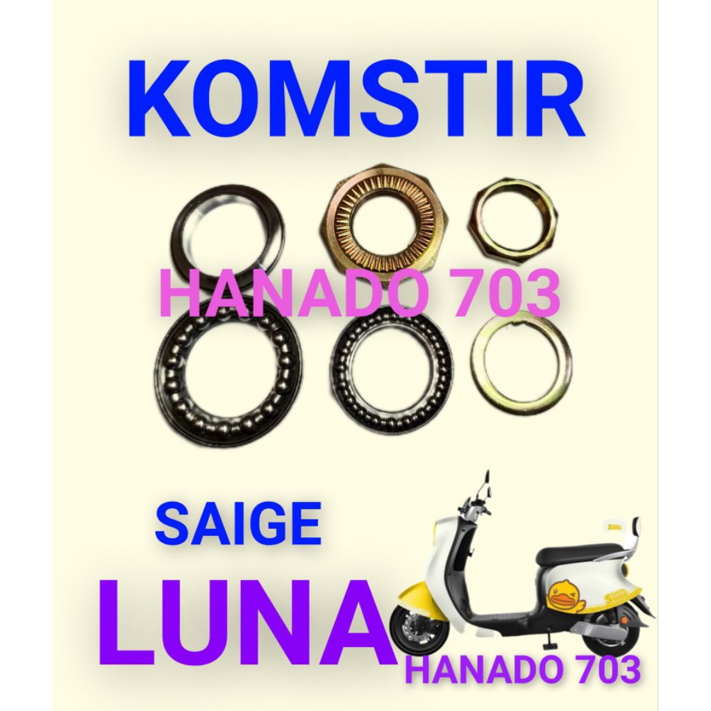 komstir sepeda listrik saige luna kones headset komfork sepeda listrik saige luna