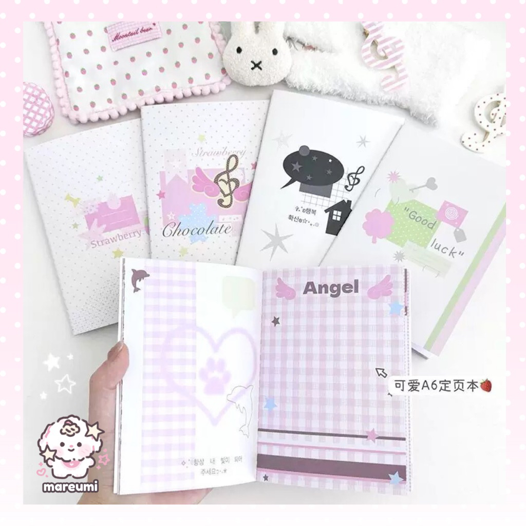 [MAREUMI] Notebook A6 Buku Scrapbook Diary Aesthetic Journal