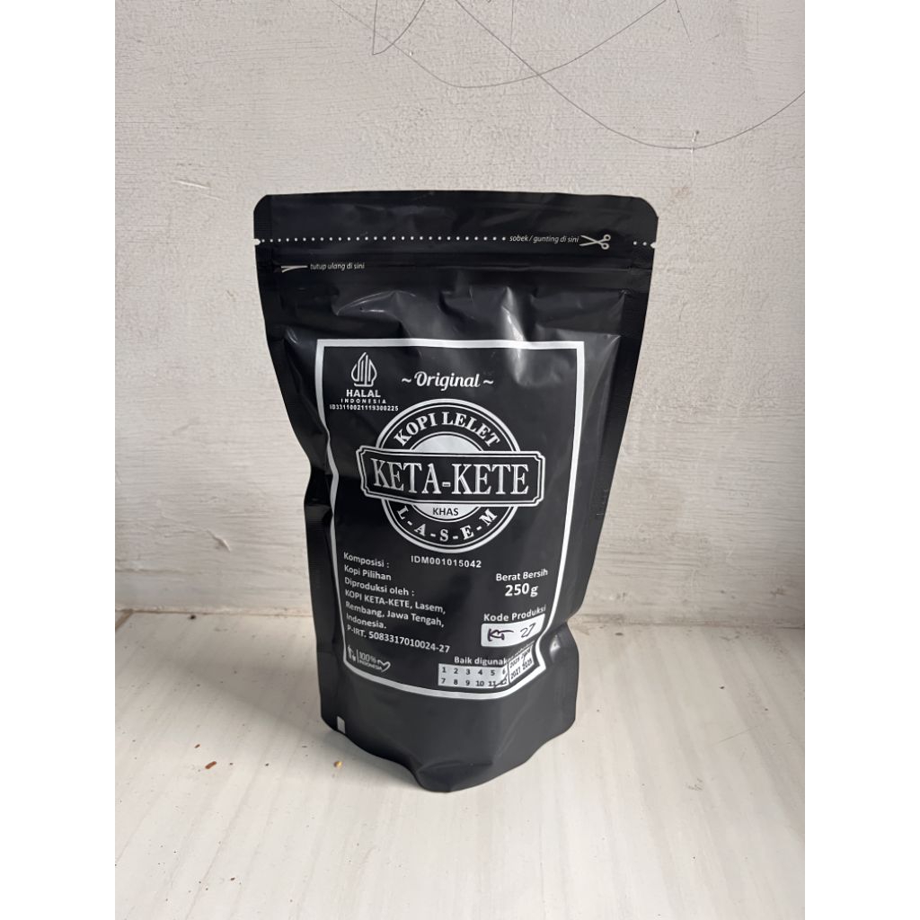 KOPI LELET KETA KETE LASEM ORIGINAL | 250Gr | Grade A