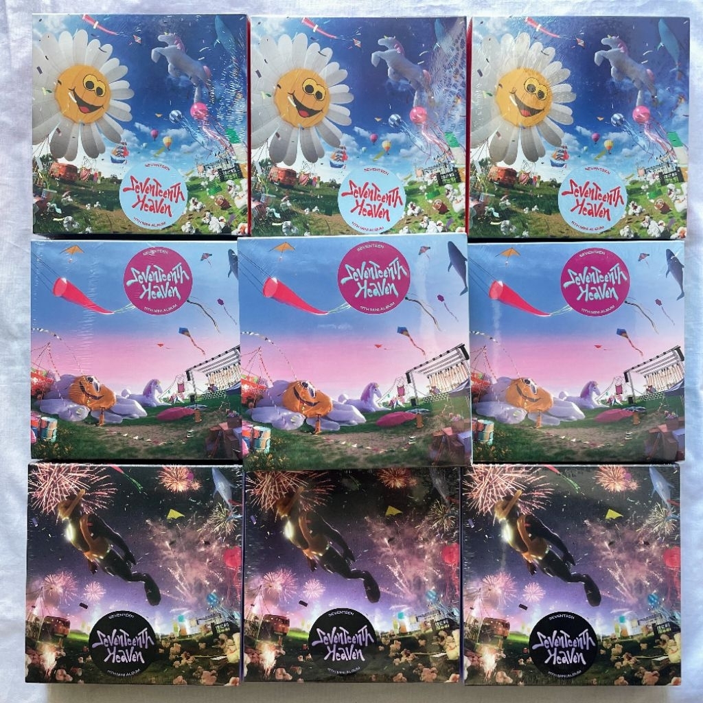 [READY STOCK] ALBUM SEVENTEENTH HEAVEN SEALED SEVENTEEN REGULER spill the feels Fix Member carat ver