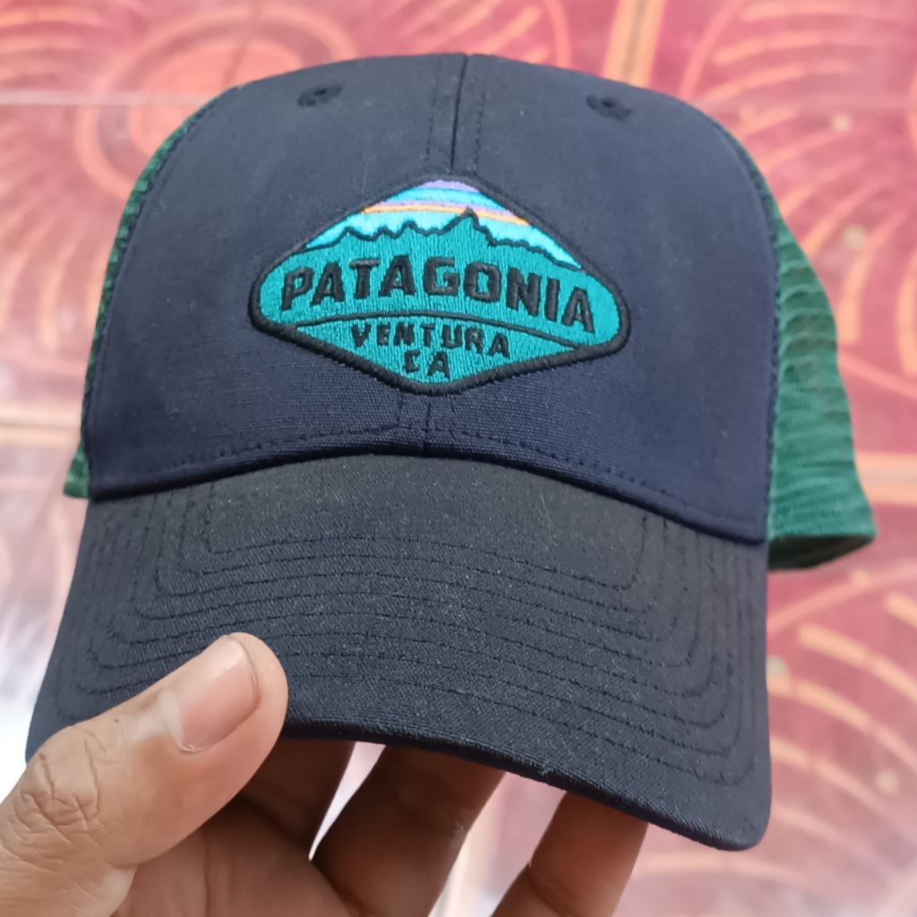Topi patagonia trucker jaring outdor second original preloved