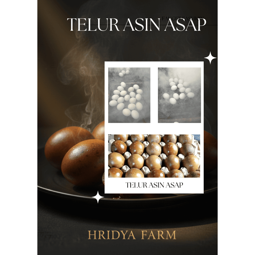 Telur Asin Asap OMEGA Masir Manik Merah | Telur Bebek Premium Gurih