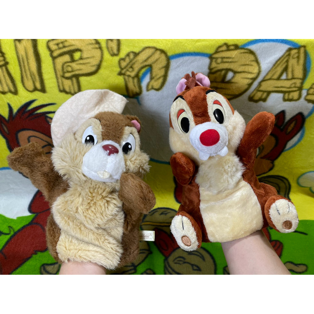 BONEKA TANGAN. BONTANG. CHIPDALE CHIPMUNK TUPAI Bertiga
