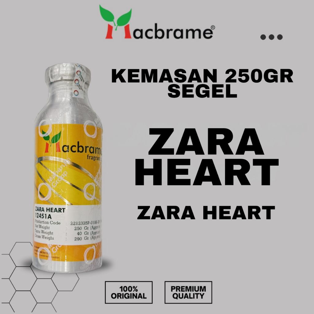 Bibit parfum Zar4 Heart 250ml SEGEL MACBRAME