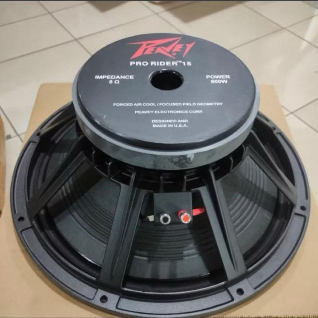 Komponen Speaker Peavey Pro Rider 15 inch 800 Watt