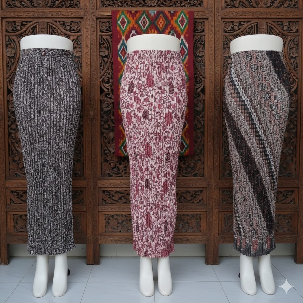 ROK KEBAYA / ROK PLISKET KEBAYA / ROK KEBAYA PLISKET / BAWAHAN KEBAYA