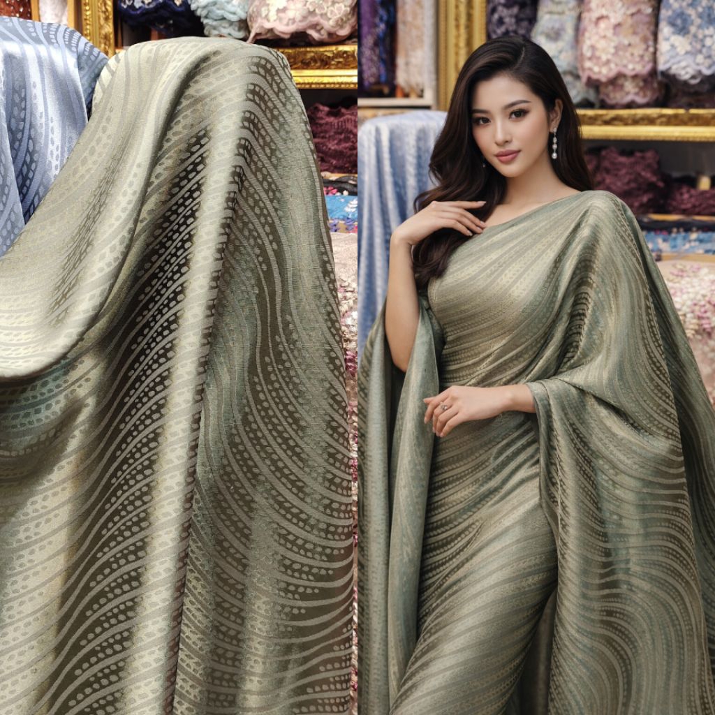 COD Kain armani silk jaguard / kain armani silk jaguard super premium / armani jaguard import