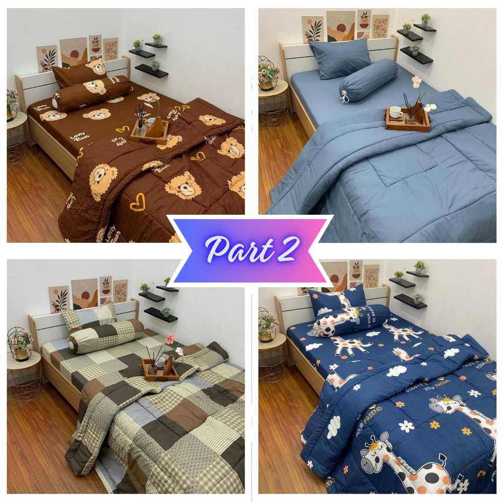 SPREI MOTIF ANAK HOMEMADE / SPREI MOTIF HEWAN ANIMAL ZOO / SPREI KARAKTER 180x200 160x200 120x200