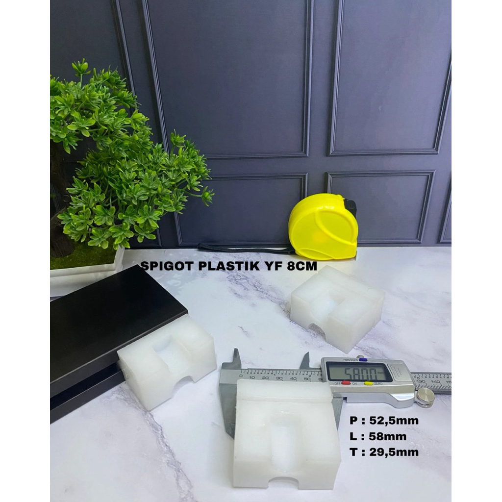 SPIGOT PLASTIK YF 8cm / HOLLOW ALUMUNIUM PINTU LIPAT