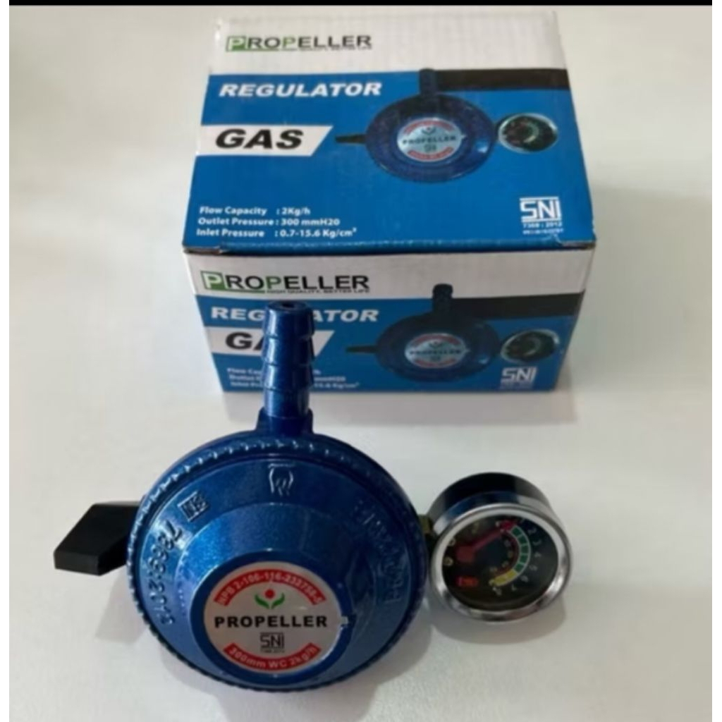 Regulator Kompor Gas LPG Tekanan Rendah "PROPELLER"