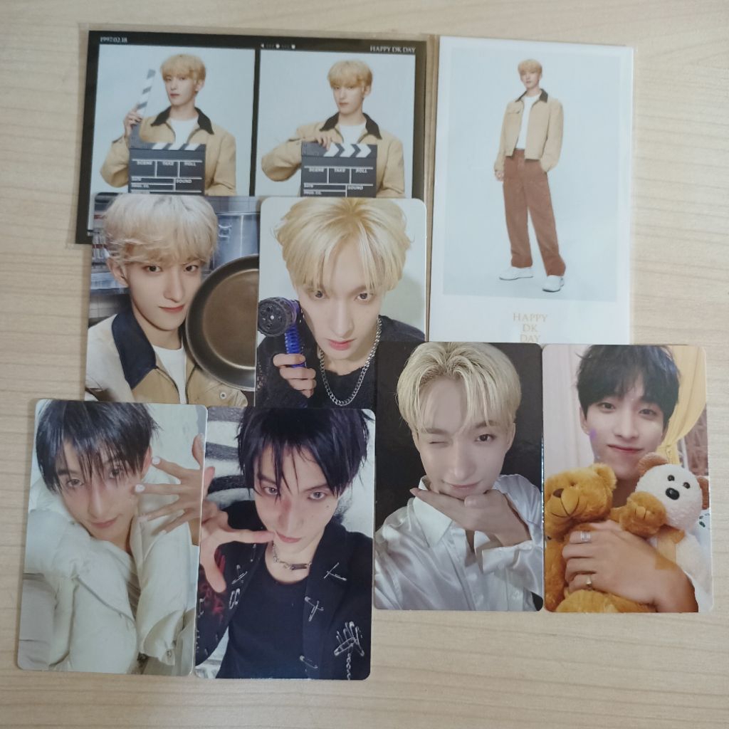 [READY] photocard pc official seventeen aab mingyu dokyeom birthday box v4 yzy stf japan single happ