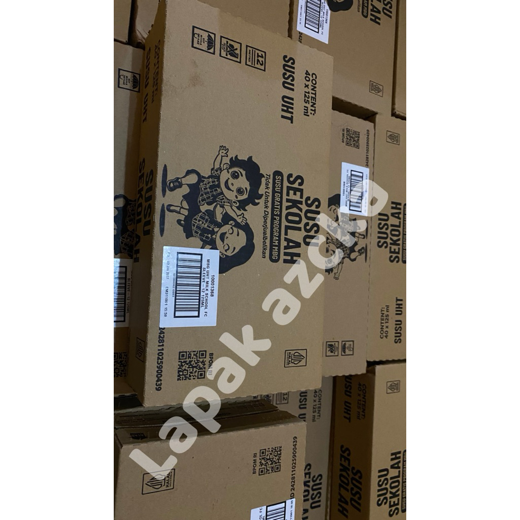 susu diamond sekolah UHT 1 karton