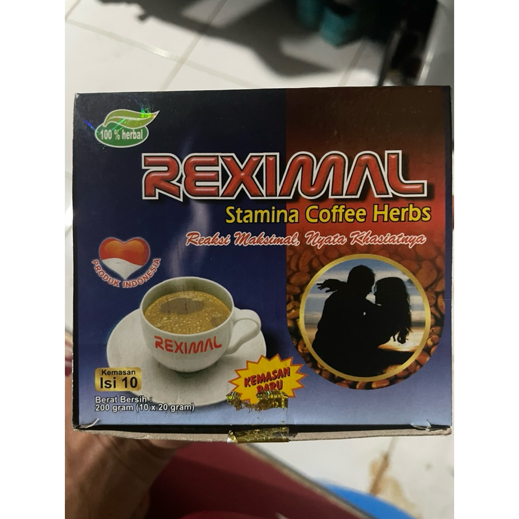 Kopi REXIMAL Stamina Coffe Herbs 100% Original