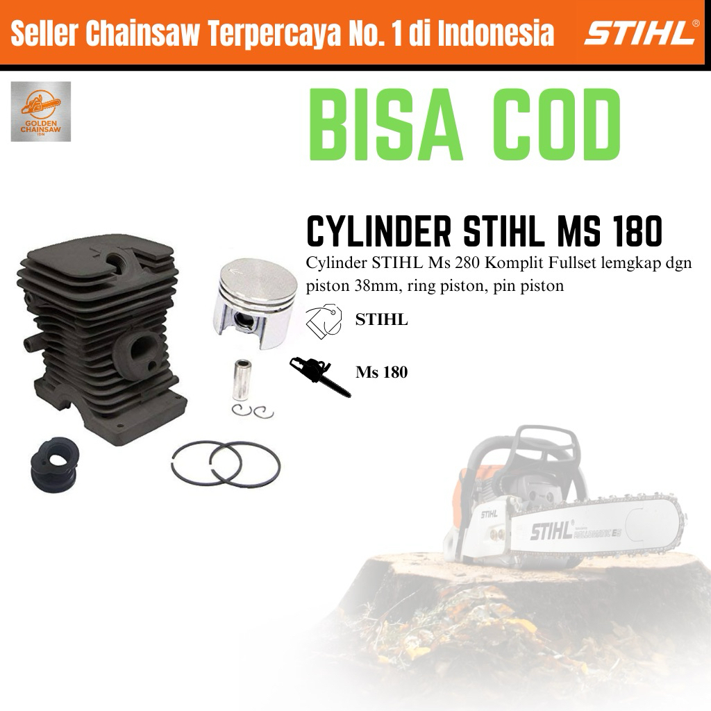Cylinder Block Assy Chainsaw MS 180