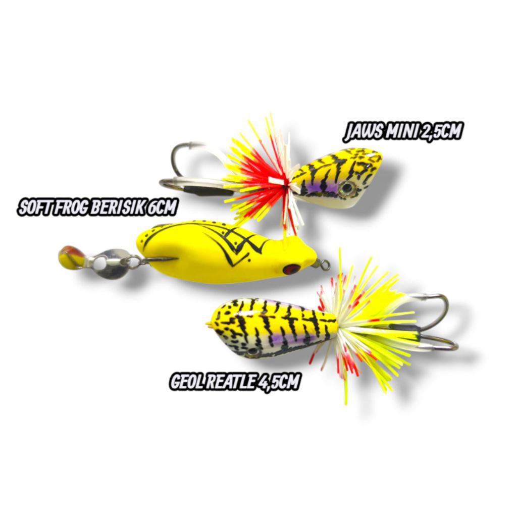 3PCS UMPAN CASTING GABUS DAN TOMAN MURAH