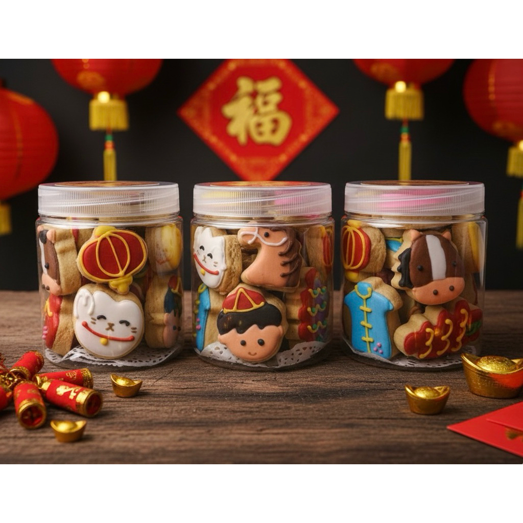 Cookies karakter imlek jar putar