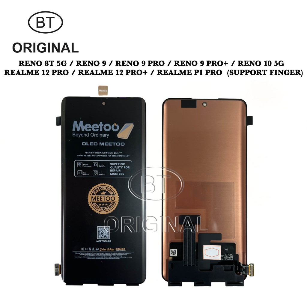 LCD OPPO RENO 8T 5G - RENO 9 - 9 PRO - 9 PRO PLUS - REALME 12 PRO - 12 PRO PLUS - P1 PRO 5G - FINGER