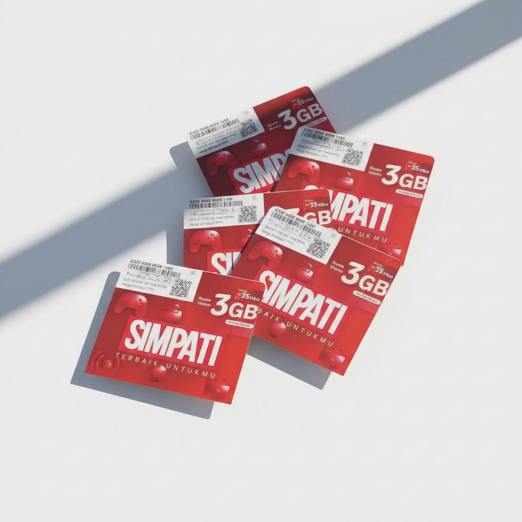 KARTU PERDANA KUOTA 3GB SIMPATI DATA INTERNET