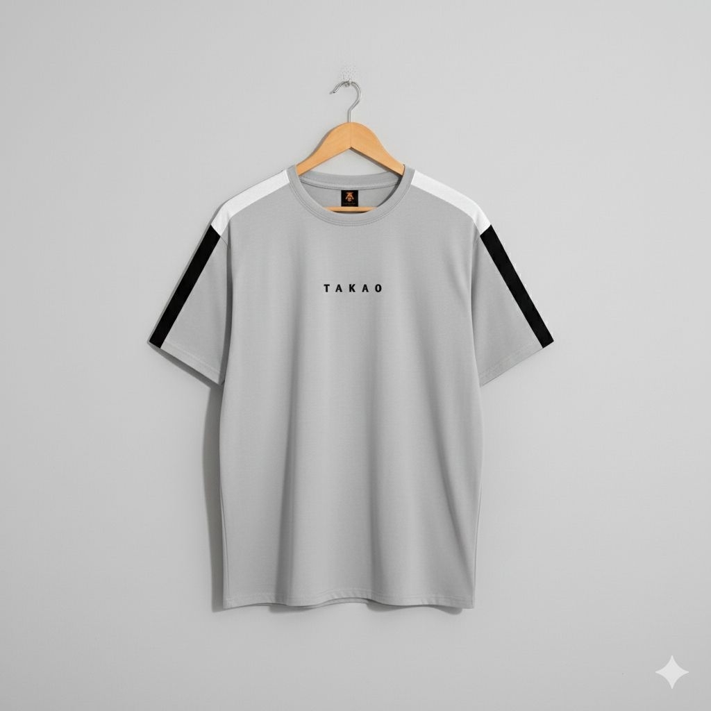 Tshirt Takao Original Lokal Brand Kaos Kombinasi Pria Wanita Cotton 24s