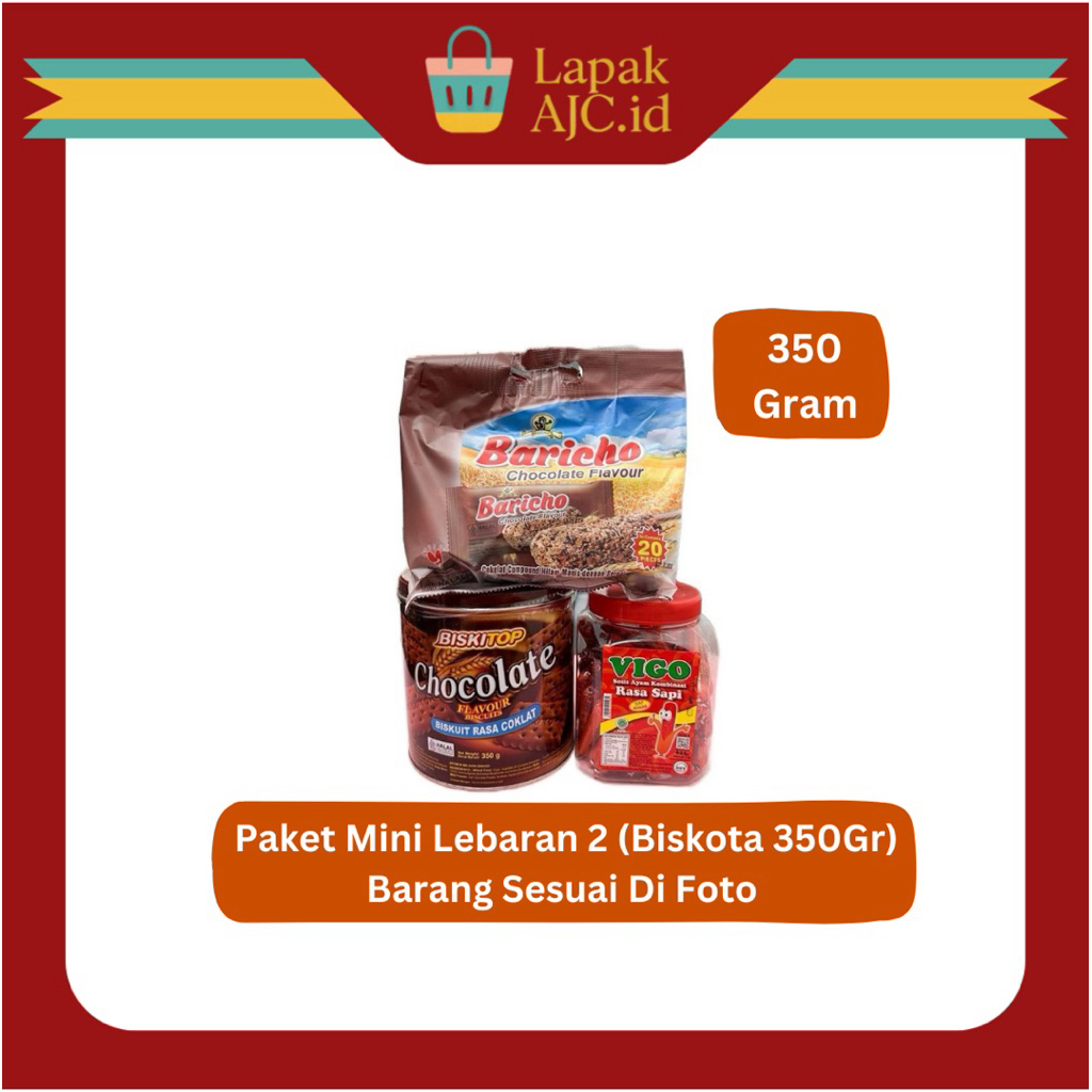 Paket Mini Lebaran 2 (1 Biskuit Kaleng + 50Pcs Sosis + 20 Baricho) Murah Ekonomis Wafer Kaleng