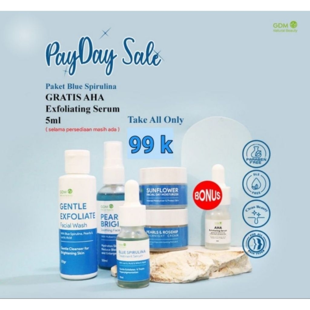 GDM Natural Beauty - Blue Spirulina Series