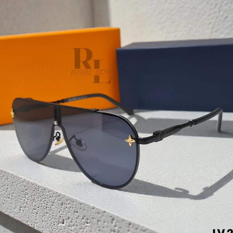 Kacamata Pria Wanita Metal Bridge Anti Silau LV23254