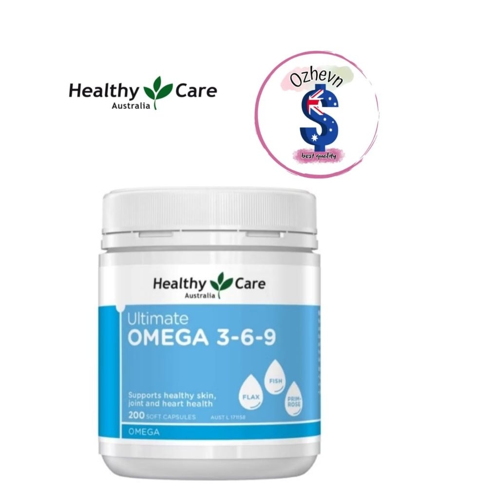 Healthy Care Ultimate Omega 3-6-9 | 200 Capsules