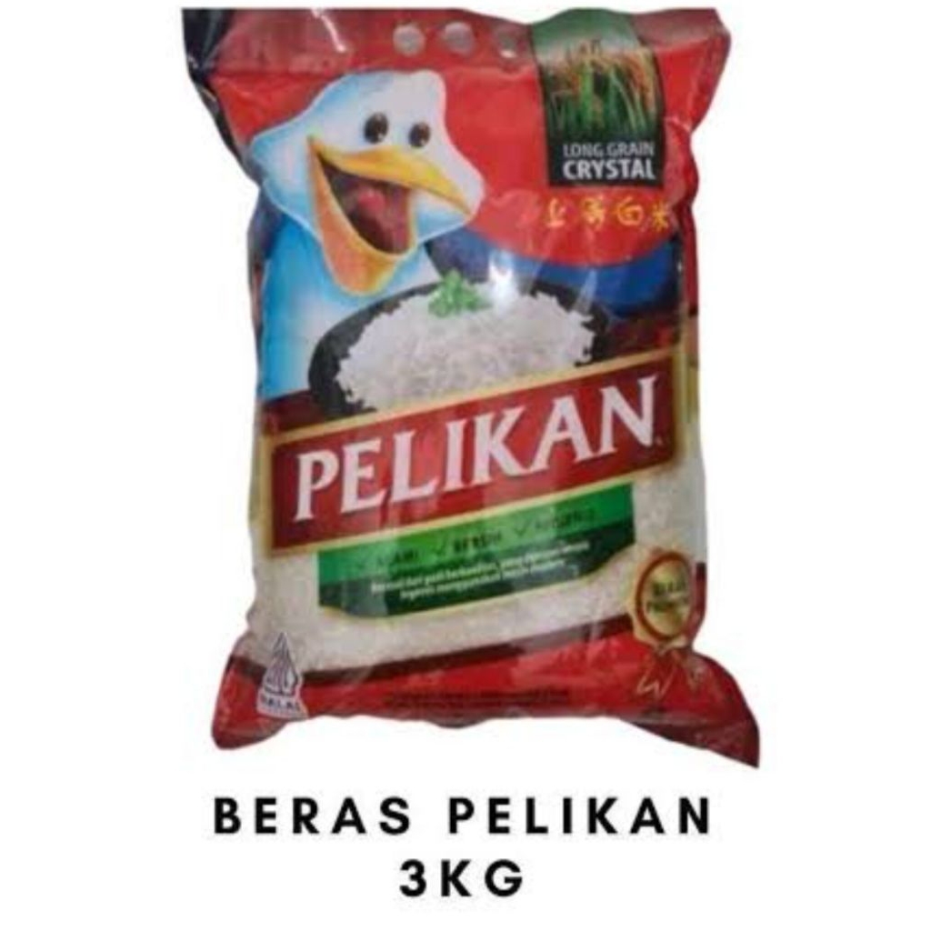 BERAS PELIKAN 3KG