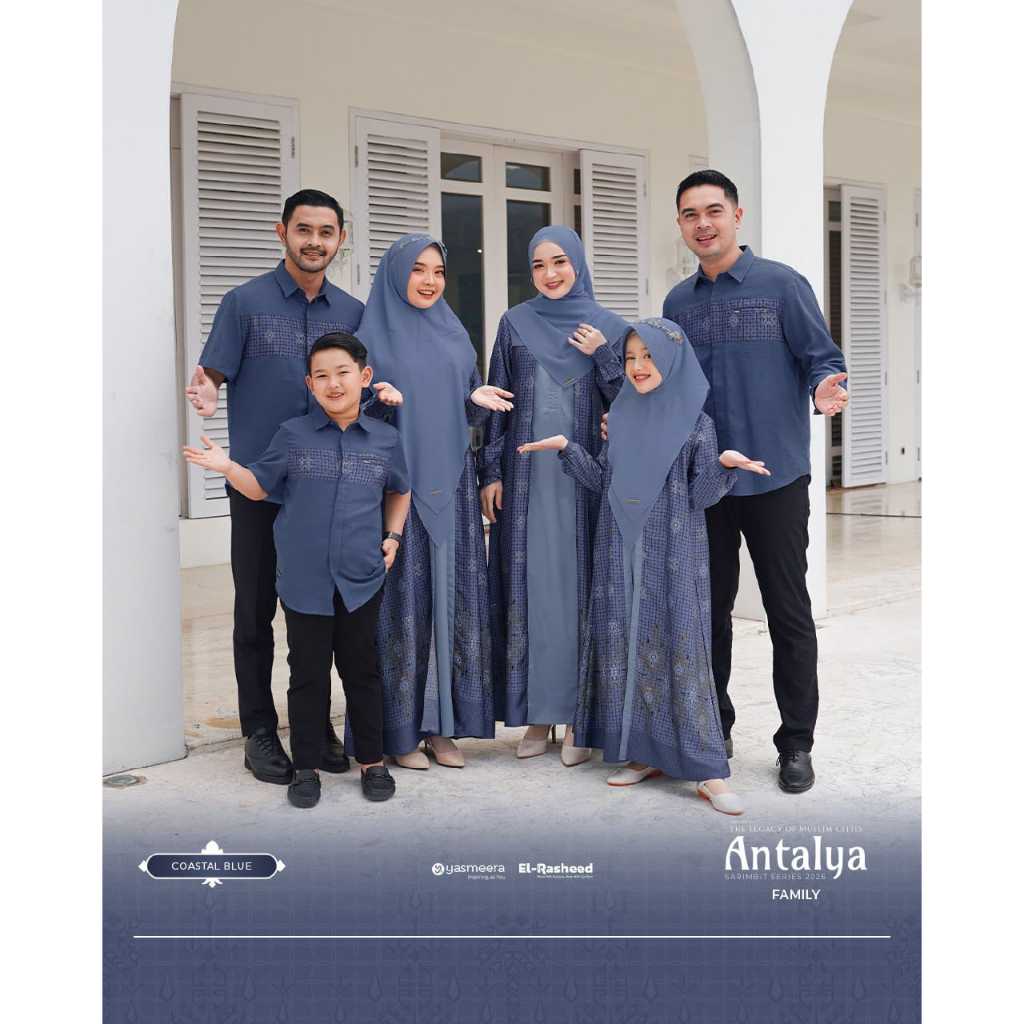 ANTALYA COASTAL BLUE RAYYA SERIES SARIMBIT 2026 BY EL-RASHEED & YASMEERA