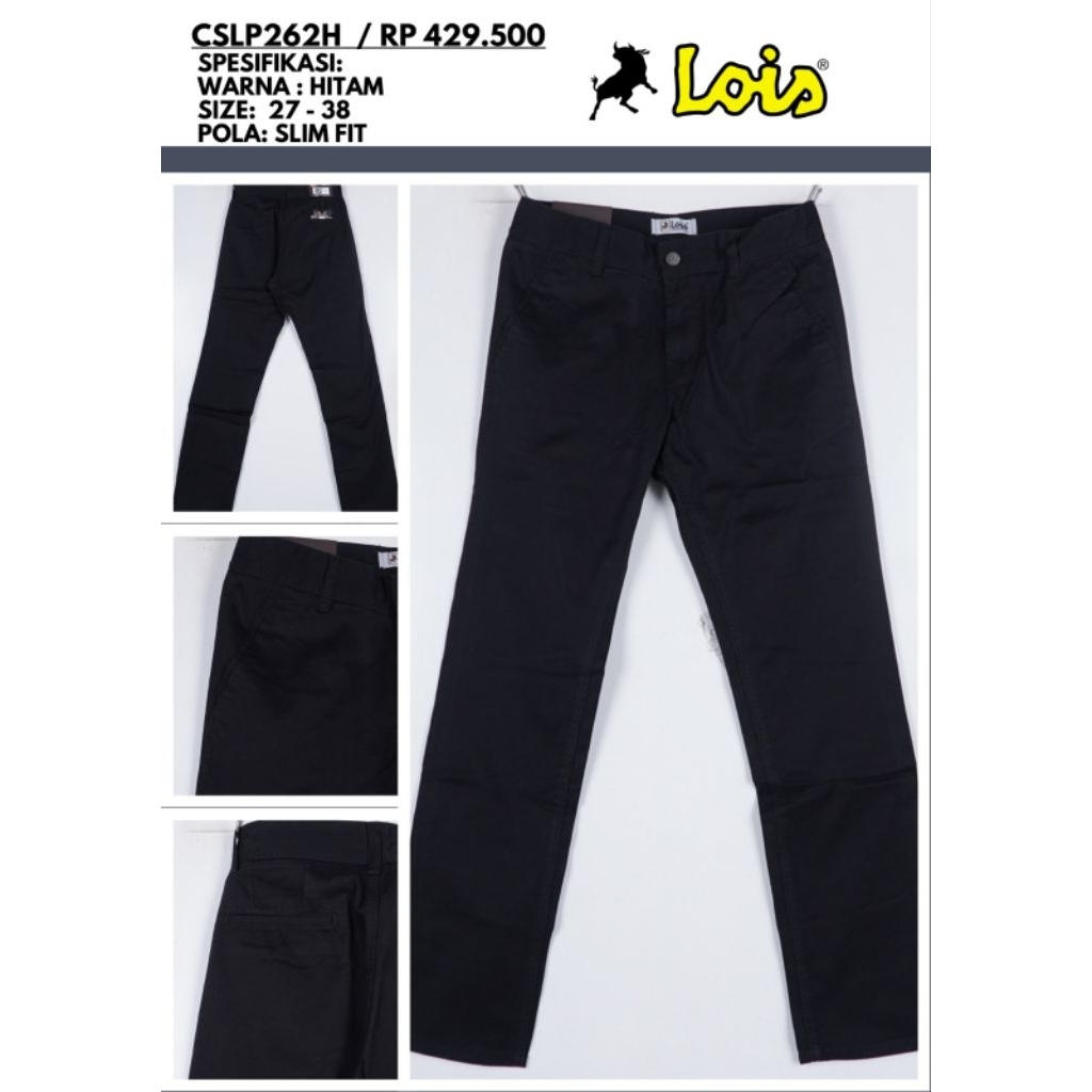 CELANA PANJANG CHINOS LOIS ORIGINAL SLIM FIT(NON STRETCHT)