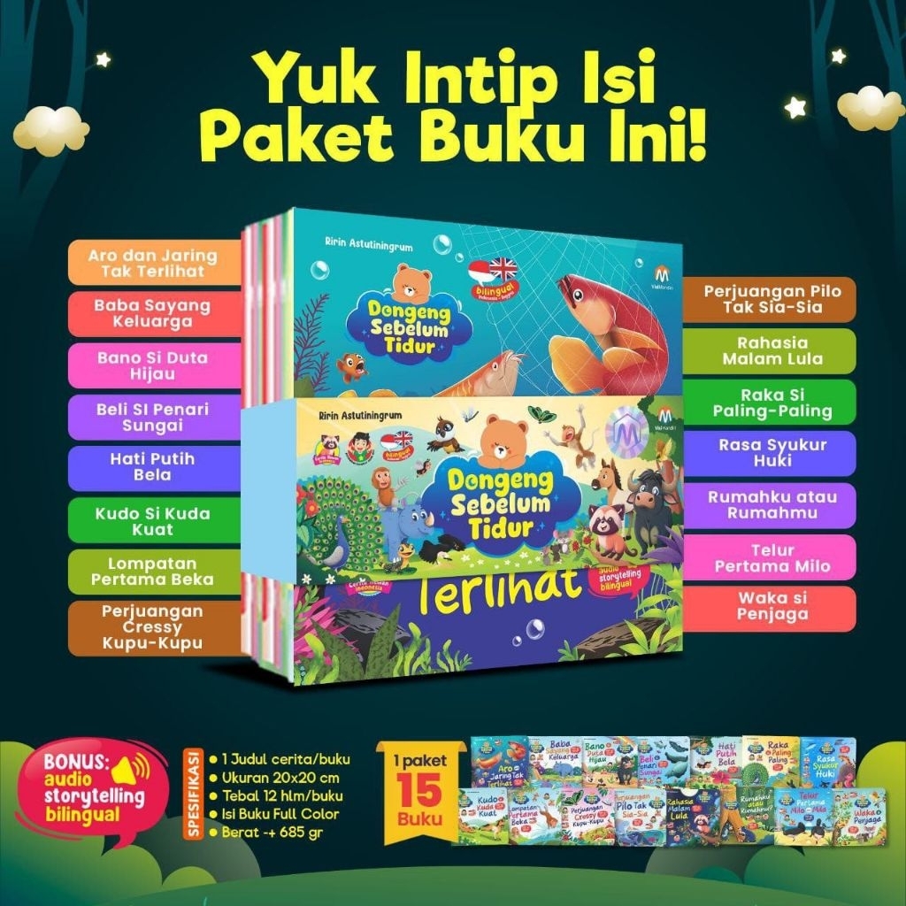 DONGENG SEBELUM TIDUR – CERITA HEWAN INDONESIA