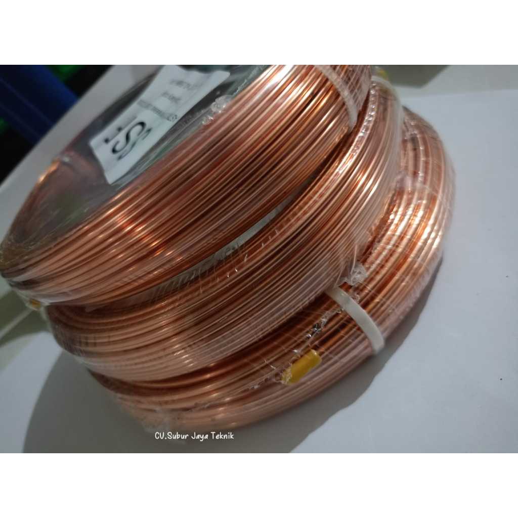 Pipa Kapiler AC Kulkas Ukuran 0.7mm, 0.28mm, 0.31mm, 0.42mm, 0.54mm (Per meter)