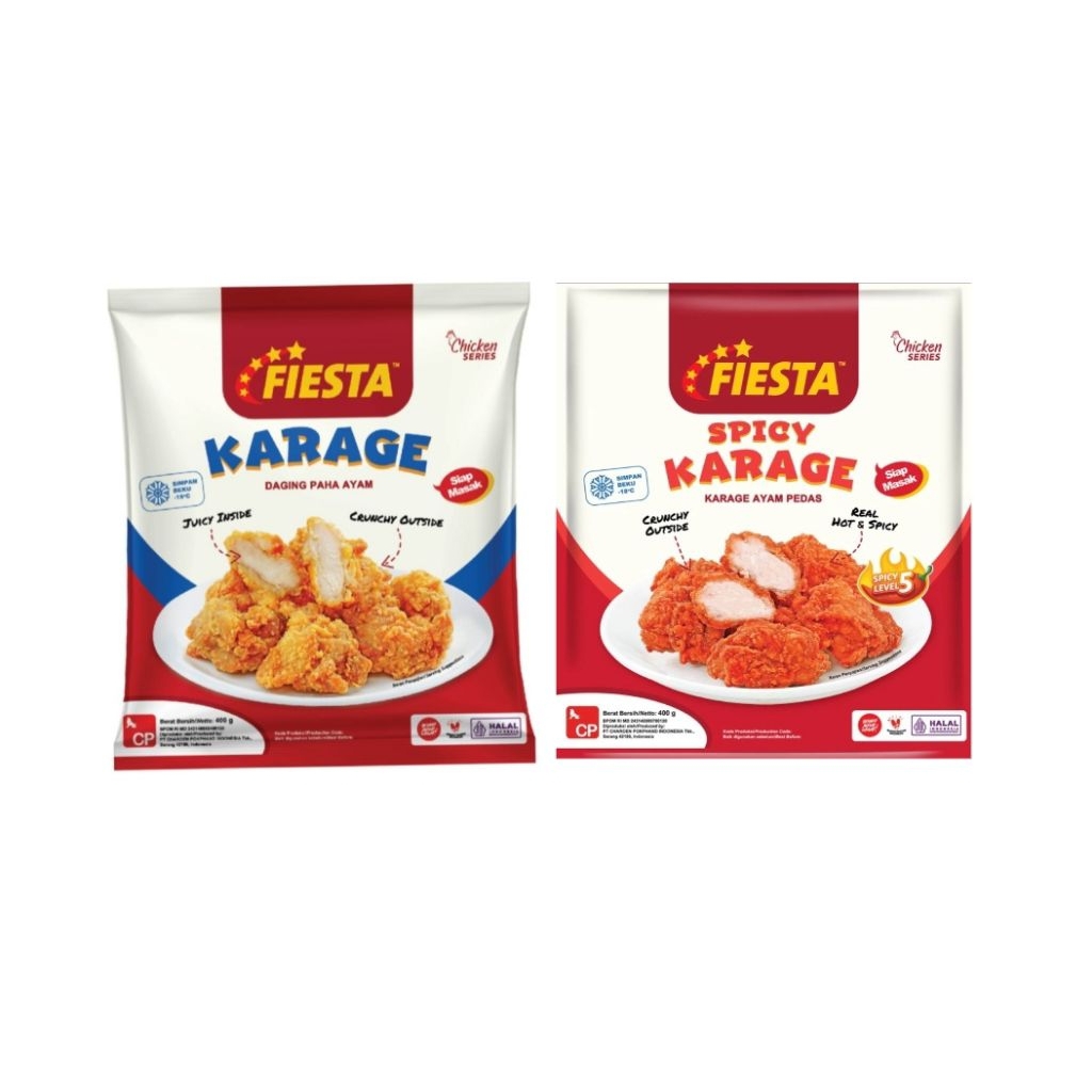Fiesta Karage dan Spicy Karage 400gr