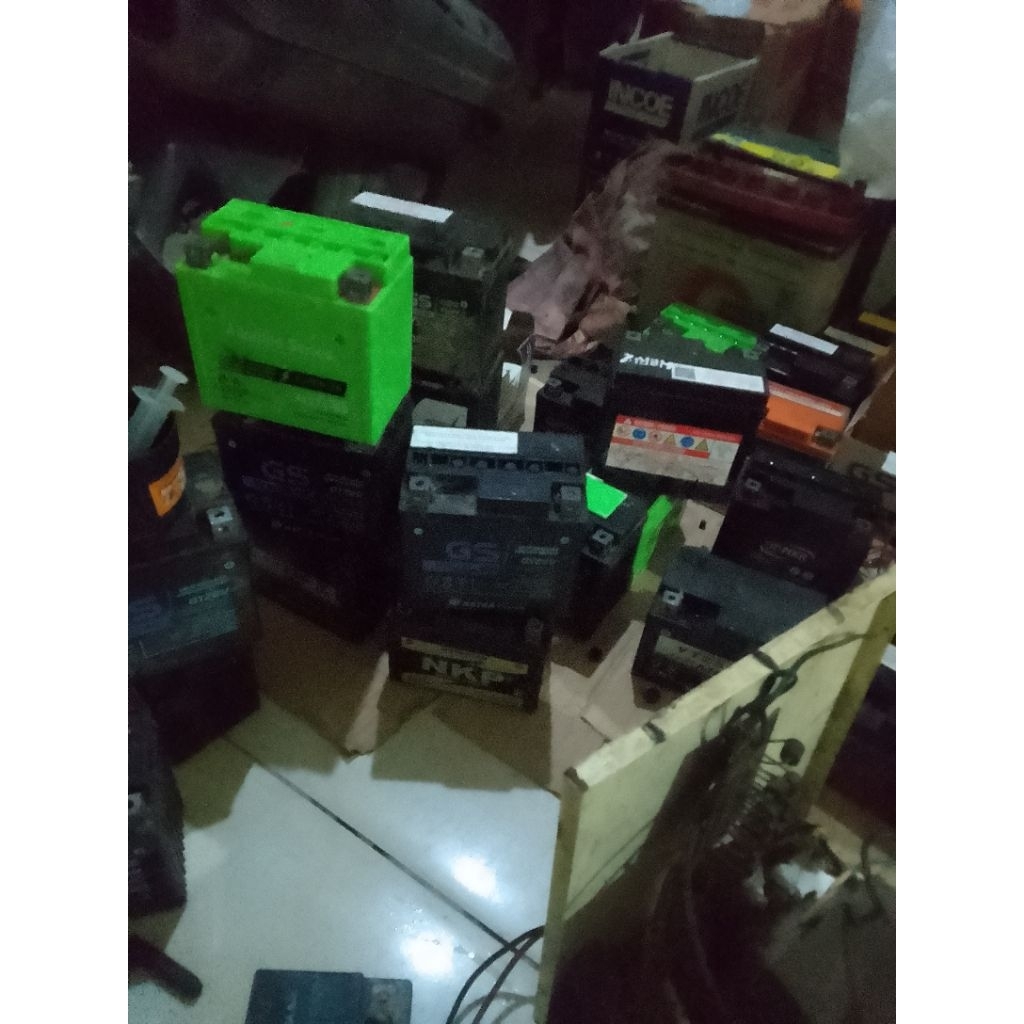 aki accu bekas buat lampu emergency