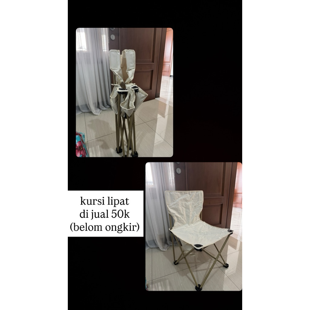 Kursi Lipat Makeup