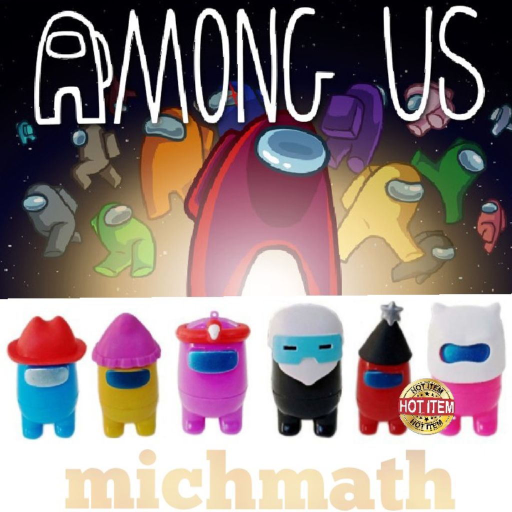 Mainan Anak figur Among Us toy action figures impostor figure toys A Mong Us