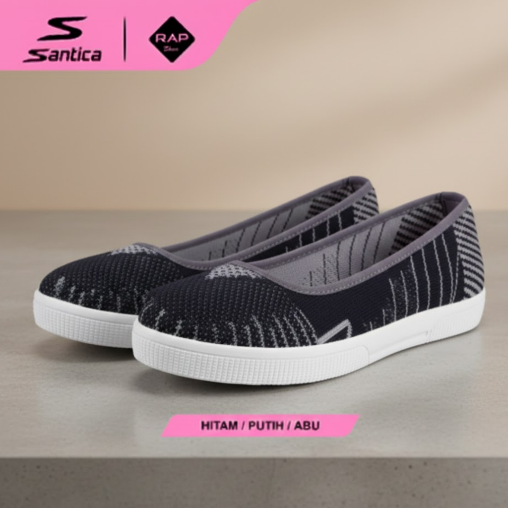Sepatu Slip On Wanita Santica ASUMI, FUJIYAMA