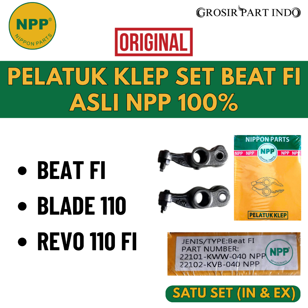 Pelatuk Klep Beat FI NPP KZL Rocker Arm Asli Original
