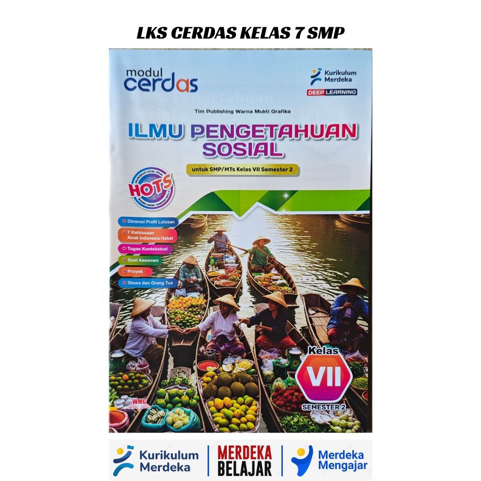 Lks Cerdas IPS Kelas 7 SMP Semester 2 Kurmer  Terbaru Murah